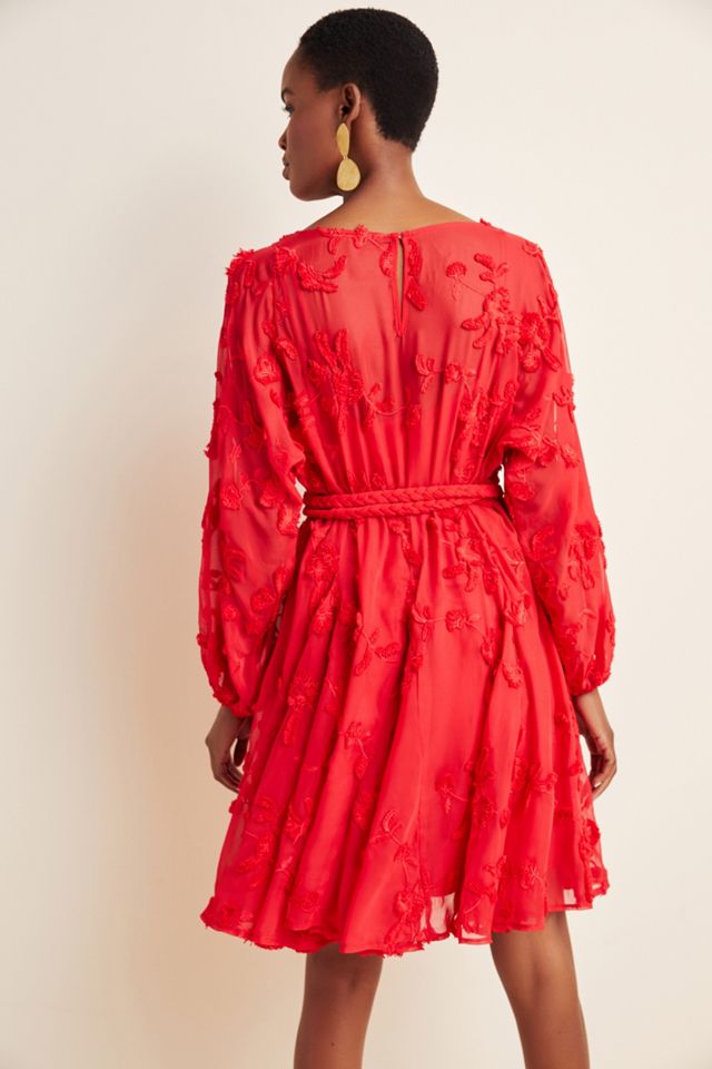 Amal Textured Mini Dress #1