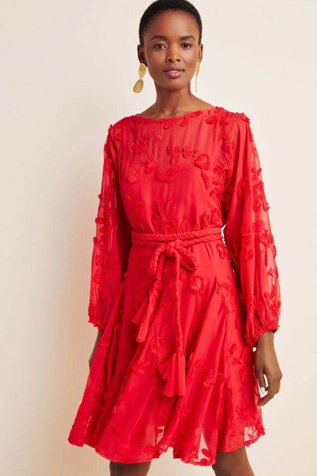 Amal Textured Mini Dress #3