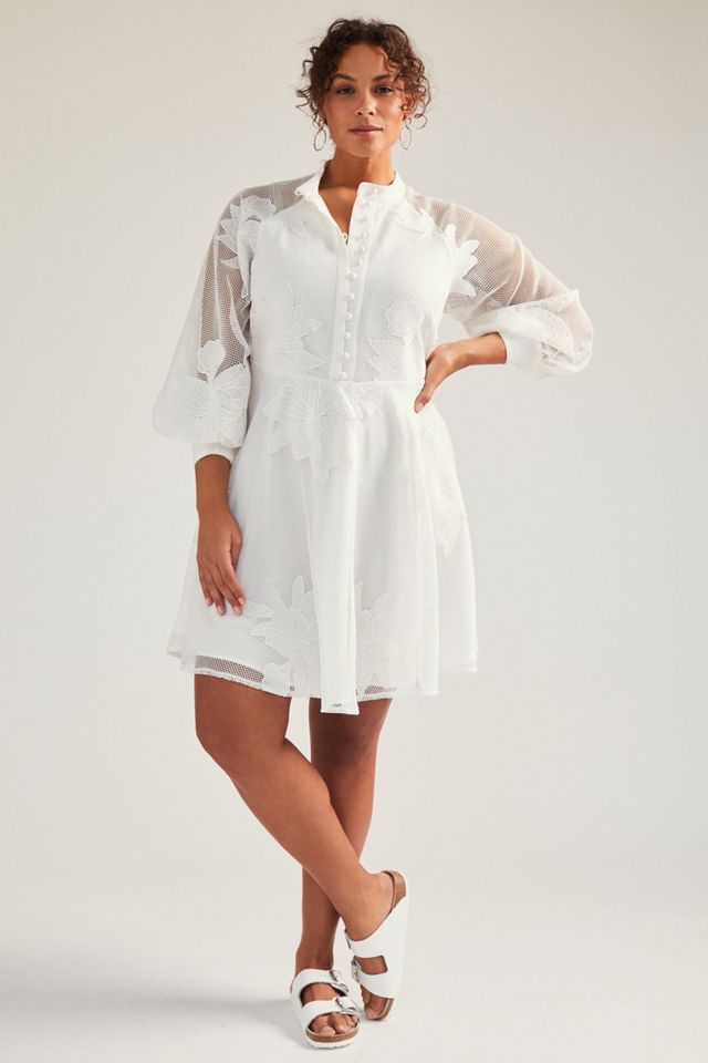 Sabine Embroidered Mini Dress #8