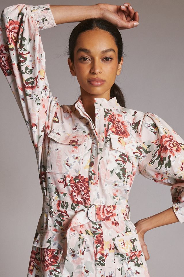 Mare Mare x Anthropologie Floral Mini Shirtdress #2