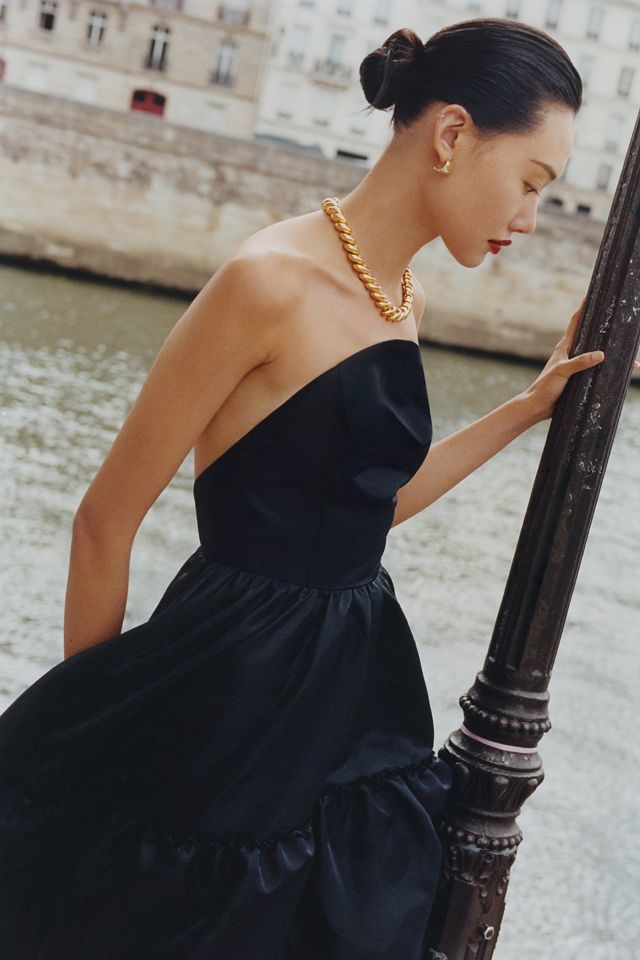 Mare Mare Tiered Strapless Dress #4