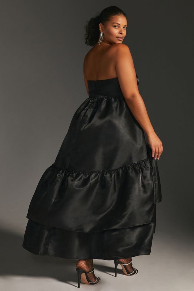 Mare Mare Tiered Strapless Dress #6