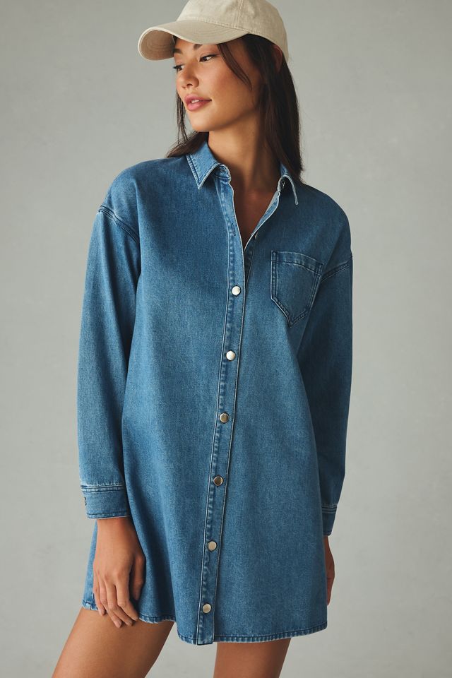 Mare Mare x Anthropologie Denim Shirt Dress #1