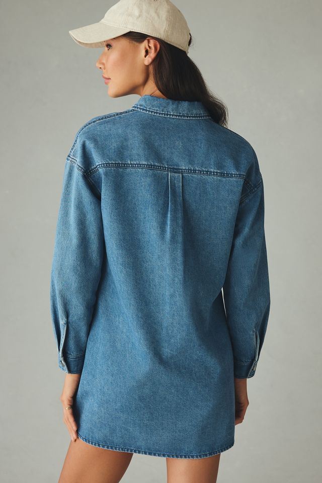 Mare Mare x Anthropologie Denim Shirt Dress #2