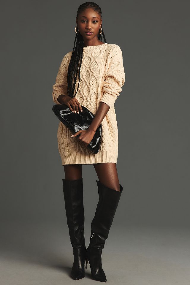 Long sleeve hotsell mini sweater dress