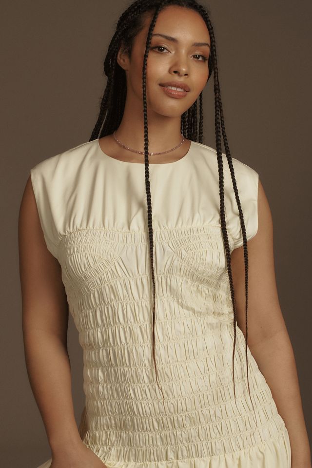 Mare Mare x Anthropologie Sleeveless Smocked Midi Dress #6