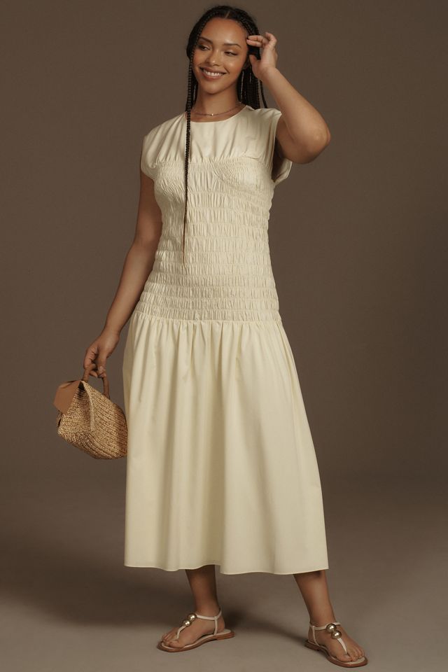 Mare Mare x Anthropologie Sleeveless Smocked Midi Dress #4
