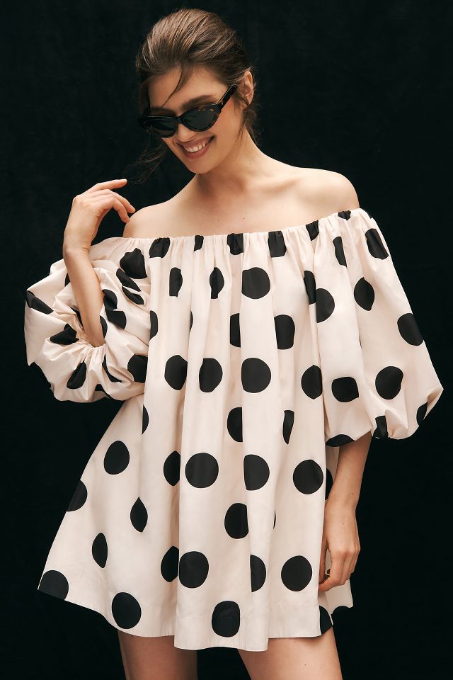 Anthropologie off the shoulder dress best sale