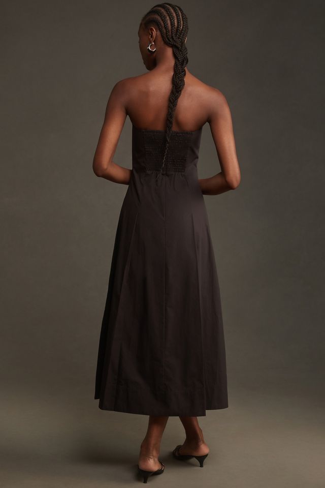 Mare Mare Strapless Seamed A-Line Midi Dress #1