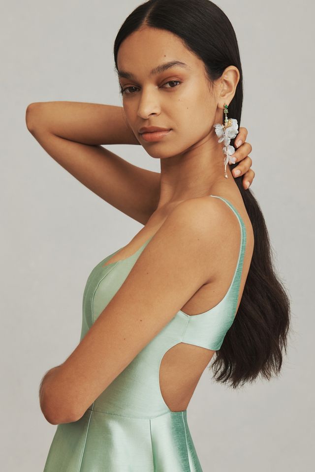 Mare Mare Scoop-Neck Cutout Midi Dress #3