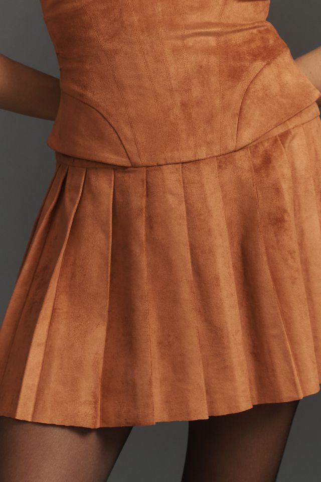 Mare Mare Strapless Corset Pleated Mini Dress #5