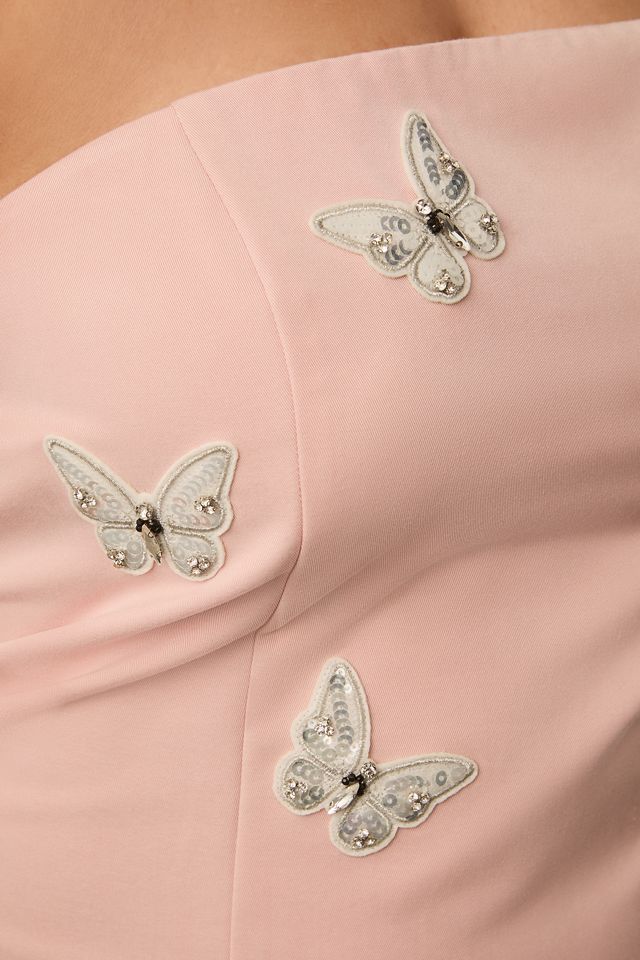 Mare Mare Strapless Embellished Mini Dress #6