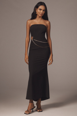 Mare Mare Strapless Hardware Maxi Dress