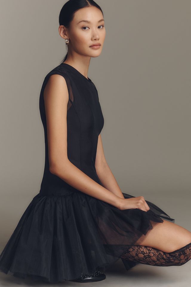 Mare Mare Tulle Drop-Waist Slip Dress #4