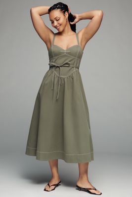 anthropologie olive green dress Anthropologie Penny Dress, Anthroplogie main image 0