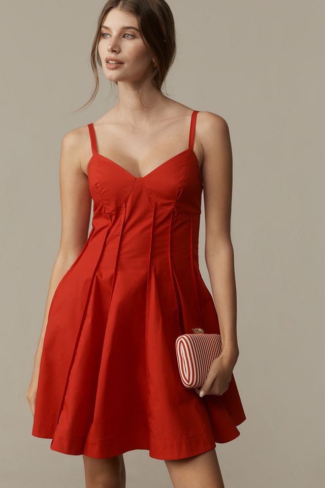 Mare Mare Cotton V-Neck Corset Mini Dress #3