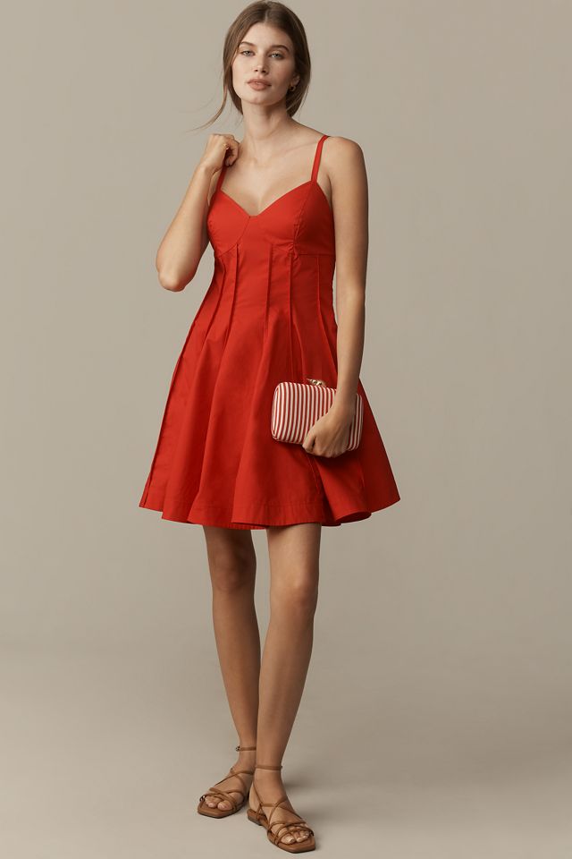 Mare Mare Cotton V-Neck Corset Mini Dress #1
