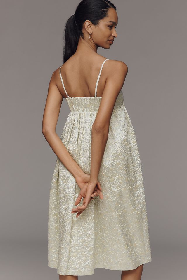 Mare Mare Square-Neck Babydoll Midi Dress #3