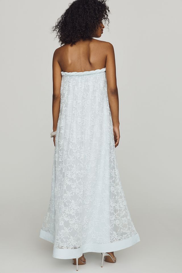 Mare Mare Strapless Lace Maxi Dress #3