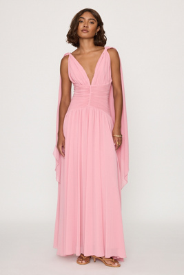 Mare Mare Waisted Drape Maxi Dress