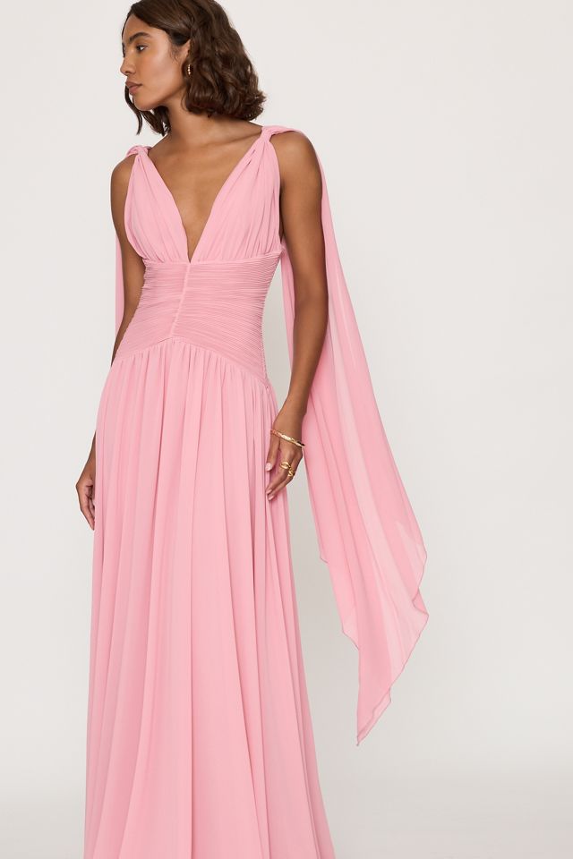 Vestido Maxi Drapeado con Cintura Mare Mare #3