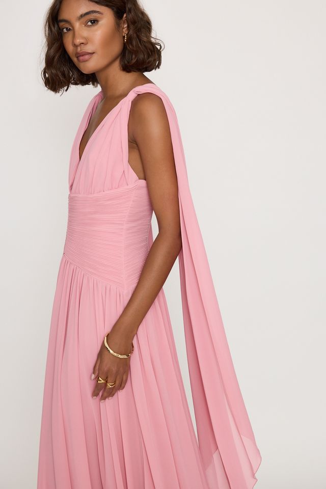 Vestido Maxi Drapeado con Cintura Mare Mare #4