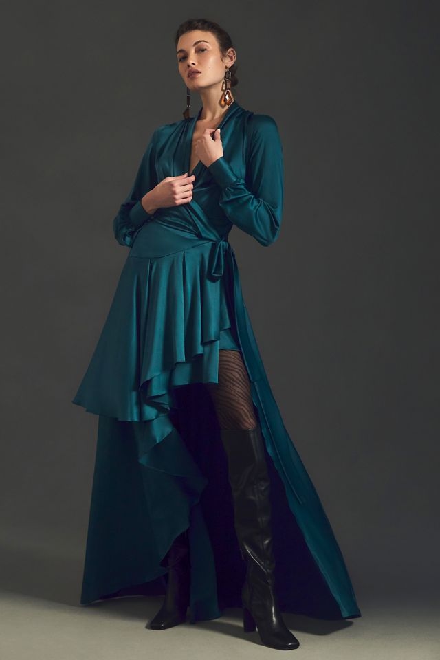 PatBO Asymmetrical Wrap Dress | Anthropologie