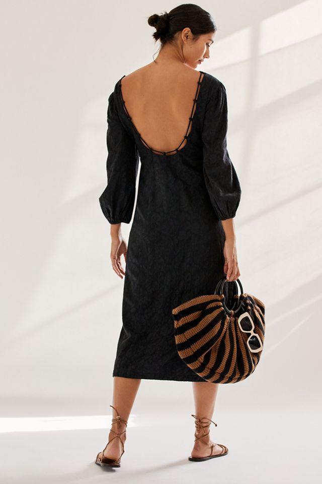 Maeve Low-Back Midi Dress #3