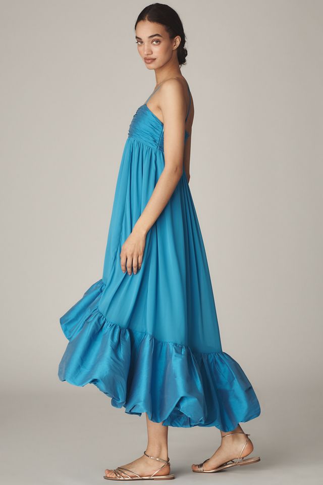 Maeve Babydoll-Maxikleid mit Sweetheart-Ausschnitt und Rüschensaum #3