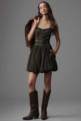 pilcro halter mini dress Pilcro Denim Halter Mini Dress