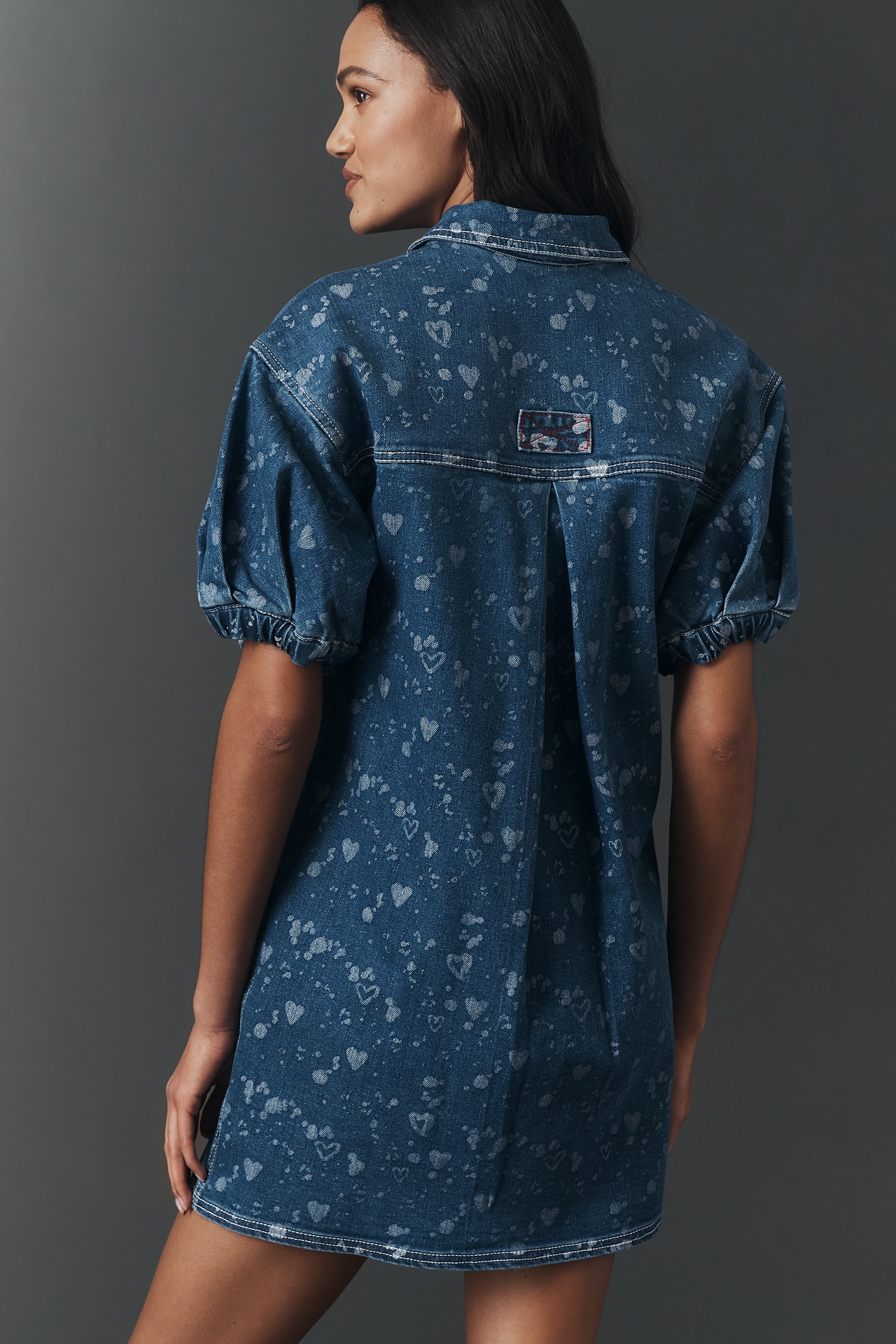 Pilcro Denim Buttondown Shift Dress