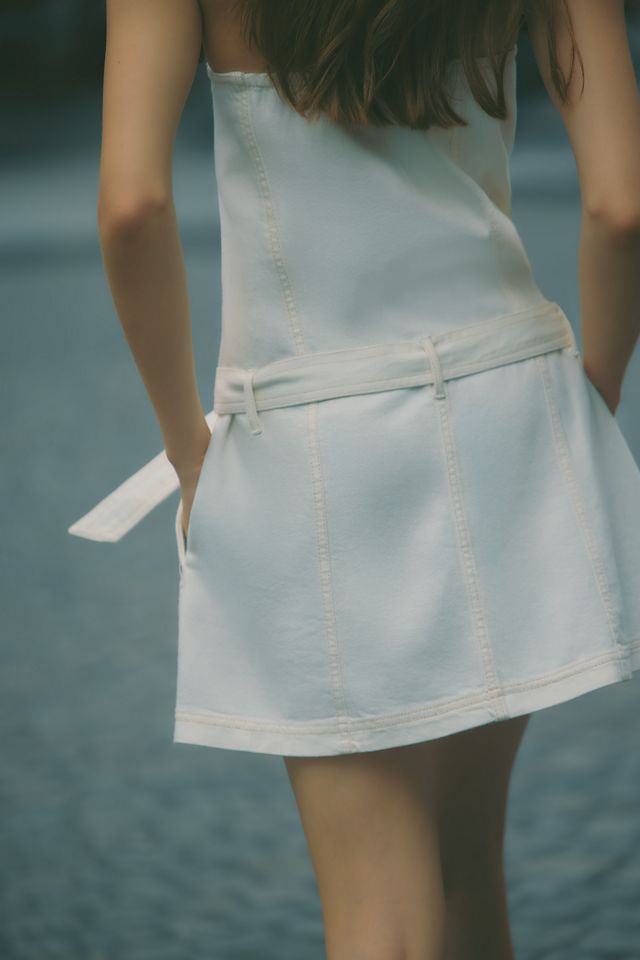 Pilcro Cotton Halter Mini Dress #3