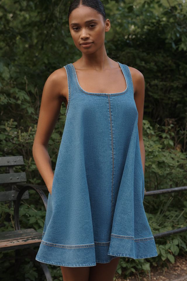 Maeve Keiko Denim Mini Dress #2
