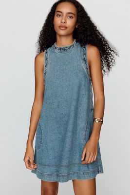 Pilcro 100% Cotton Denim Swing Dress