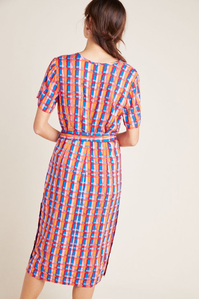 Abstract Midi Dress #1