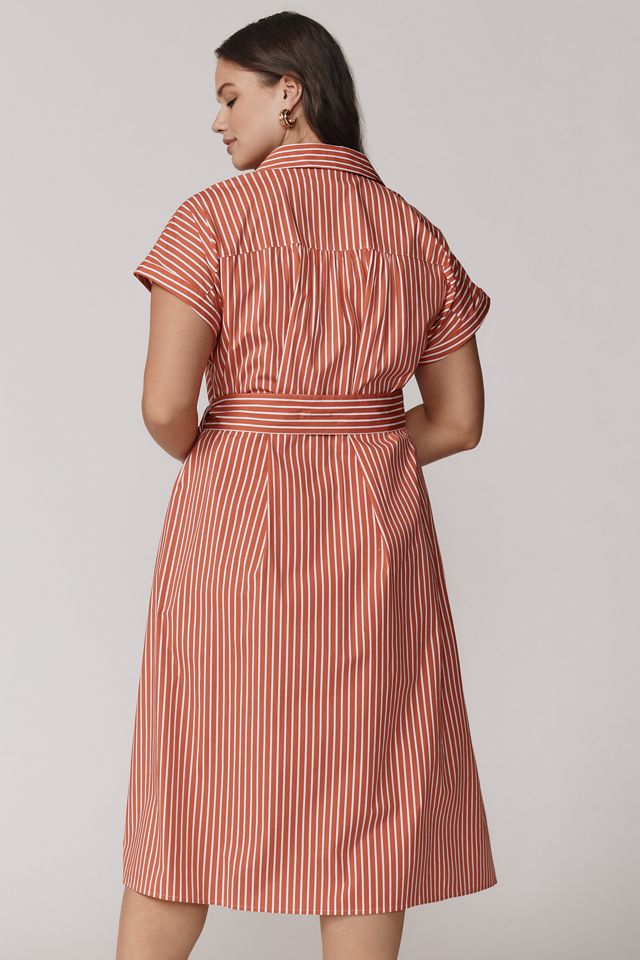 Universal Standard Plus Cotton Poplin Midi Shirtdress #1