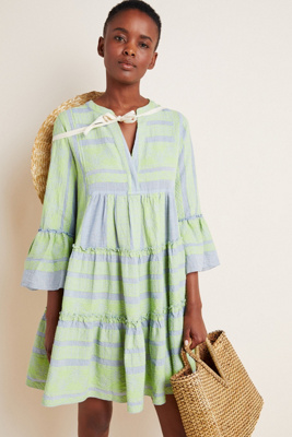 Petra Tiered Tunic Dress | Anthropologie