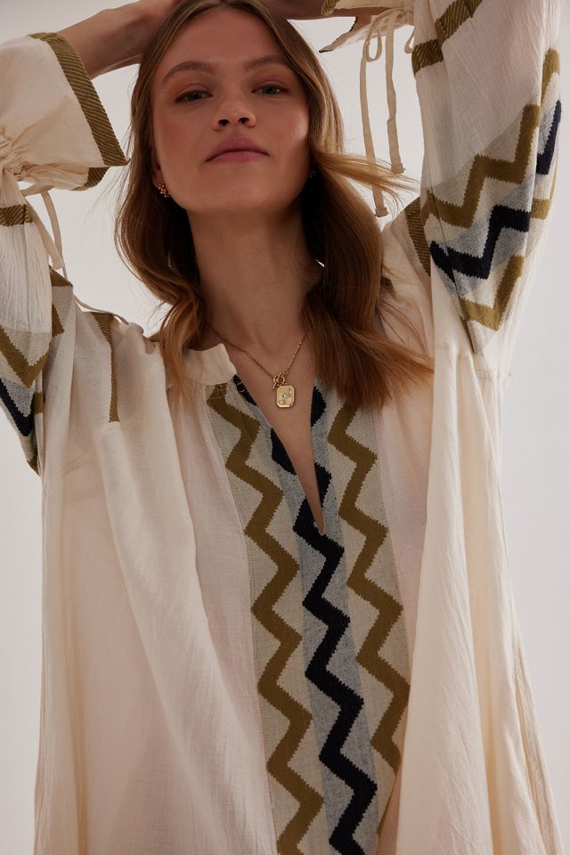 Devotion Twins Otzias Tunic Maxi Dress Anthropologie UK