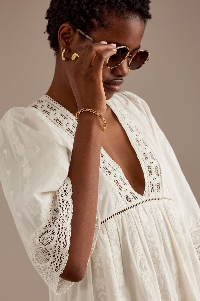 Louise Misha Majorelle Lace Trim Maxi Dress | Anthropologie UK