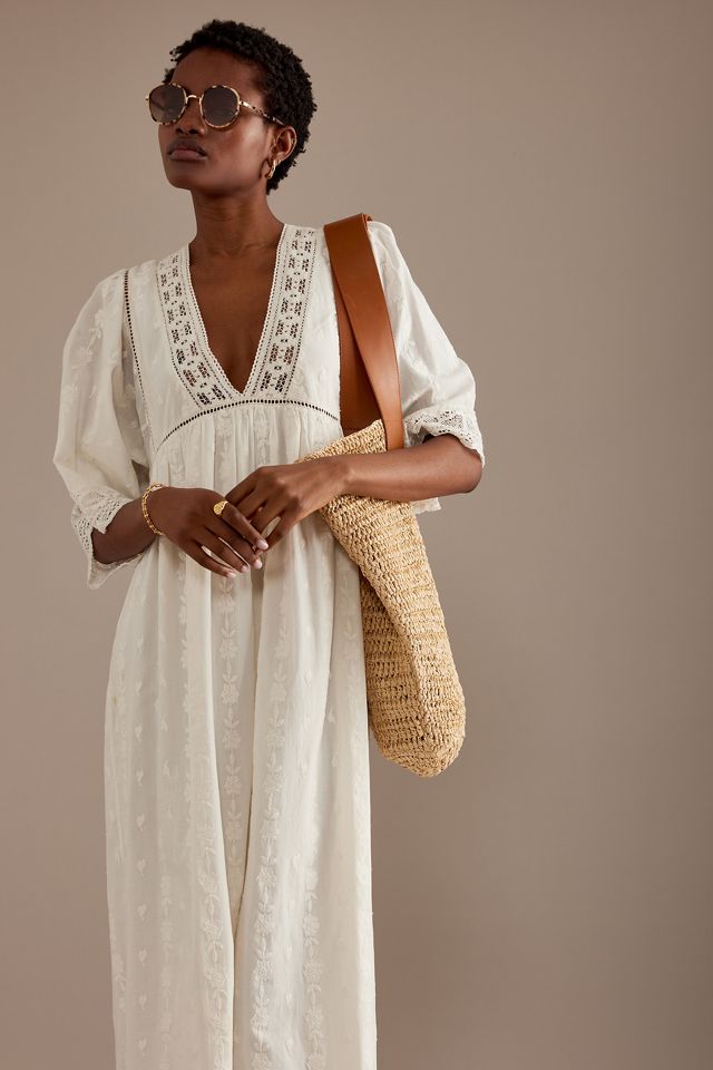 Louise Misha Majorelle Lace Trim Maxi Dress | Anthropologie UK