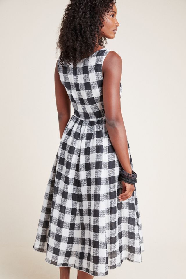 Florence Gingham Midi Dress #2