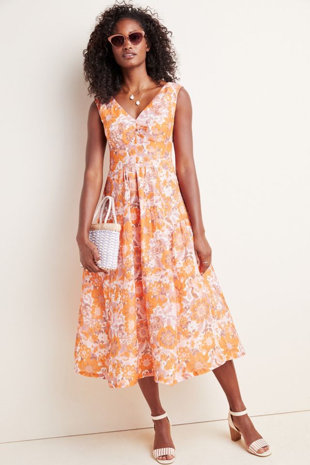 Michelle Floral Midi Dress