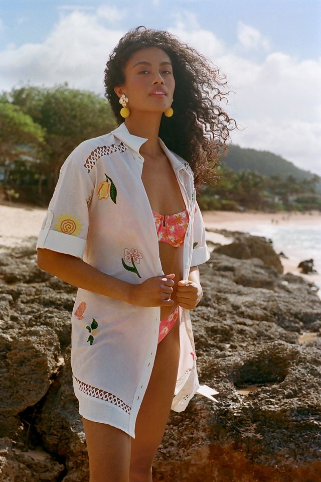 Significant Other Embroidered Shirt Dress | Anthropologie
