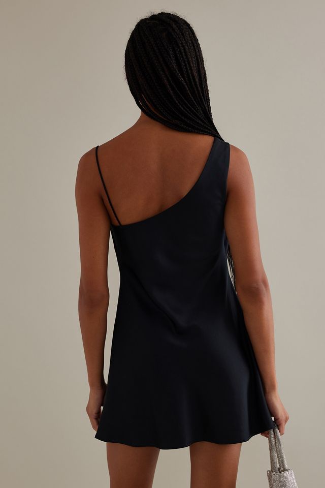 Significant Other Elodie Asymmetrical Cowl Mini Slip Dress #1