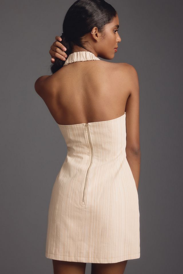 Significant Other Halter Apron Mini Dress #1