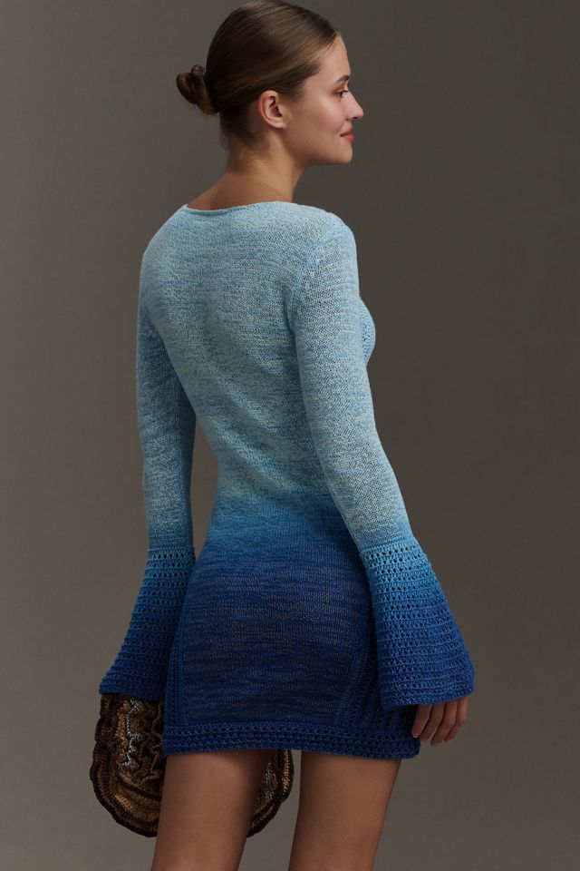 Significant Other Long-Sleeve Crew-Neck Mini Dress | Anthropologie