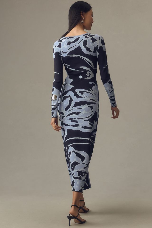 Significant Other Atlas Long-Sleeve Cutout Midi Dress | Anthropologie