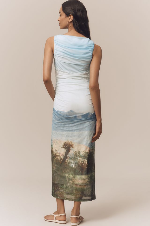 Significant Other Saria Boat-Neck Midi Dress #1