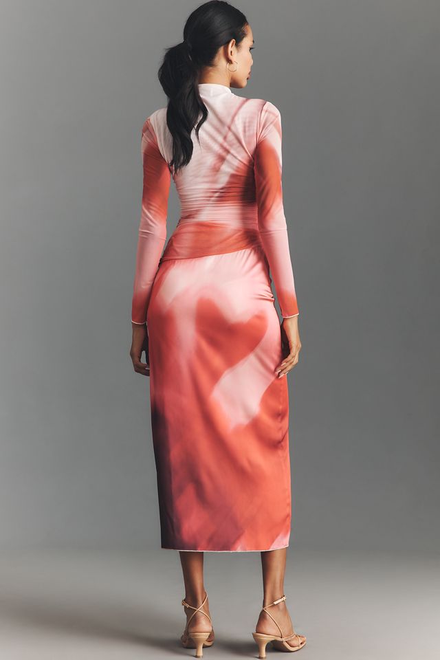 Significant Other Brianna Long-Sleeve Wrap-Front Maxi Dress #1