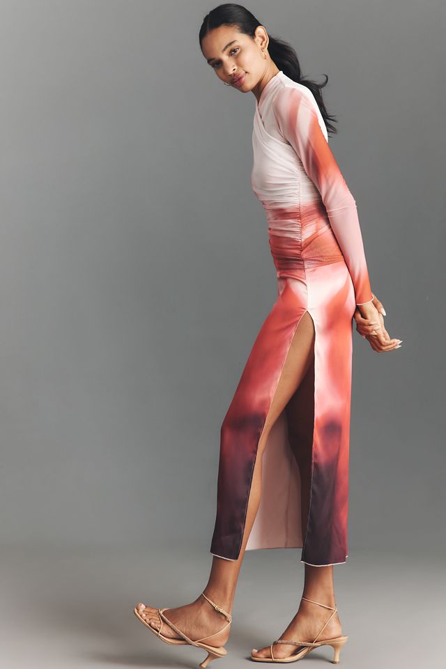 Significant Other Brianna Long-Sleeve Wrap-Front Maxi Dress #3